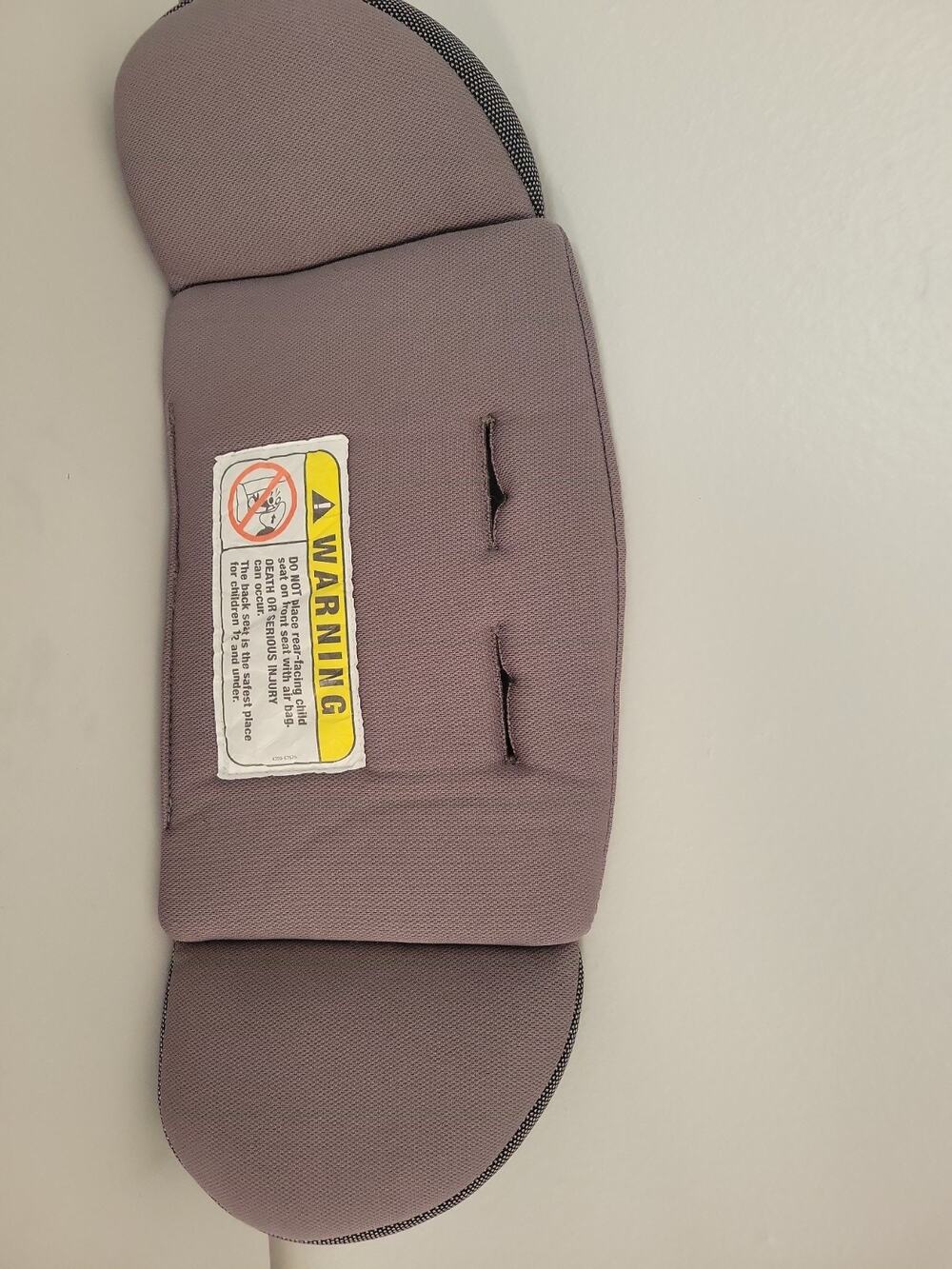 Safety 1st Everfit 3 In 1 Infant Baby Seat Head Support Cushion Padding Gray.